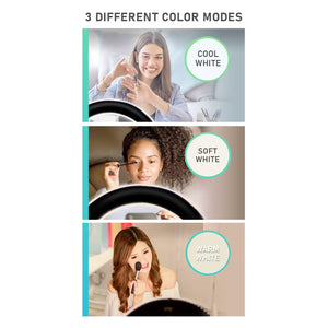 Xtreme - Anneau Lumineux LED avec Support de Téléphone Universel, 3 Modes de Couleurs - Simple Boutique