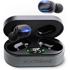 Xtreme - Écouteurs Intra-Auriculaires Bluetooth avec Boitier de Recharge, Noir - Simple Boutique