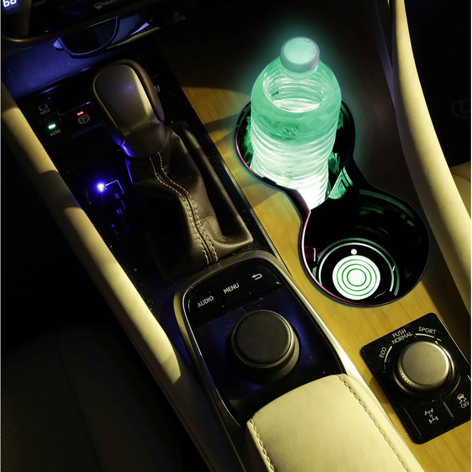 Xtreme - Ensemble de 2 Lumières LED pour Porte-Gobelet de Voiture, 2.7" de Diamètre - Simple Boutique