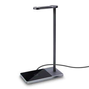 Xtreme - Support pour Casque D'écoute avec Chargeur Sans-Fil pour Téléphone Intégré, Noir - Simple Boutique