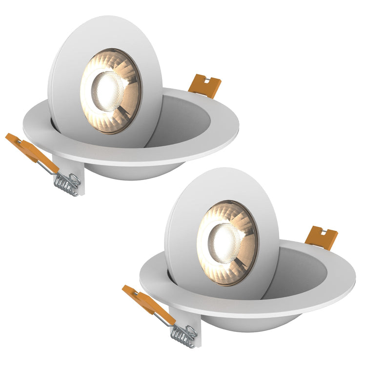 Xtricity - Ensemble de 2 Luminaires DEL Encastrés Rotatifs, 10W, 750 Lumens, 3 Options de Couleur d'éclairage - Simple Boutique