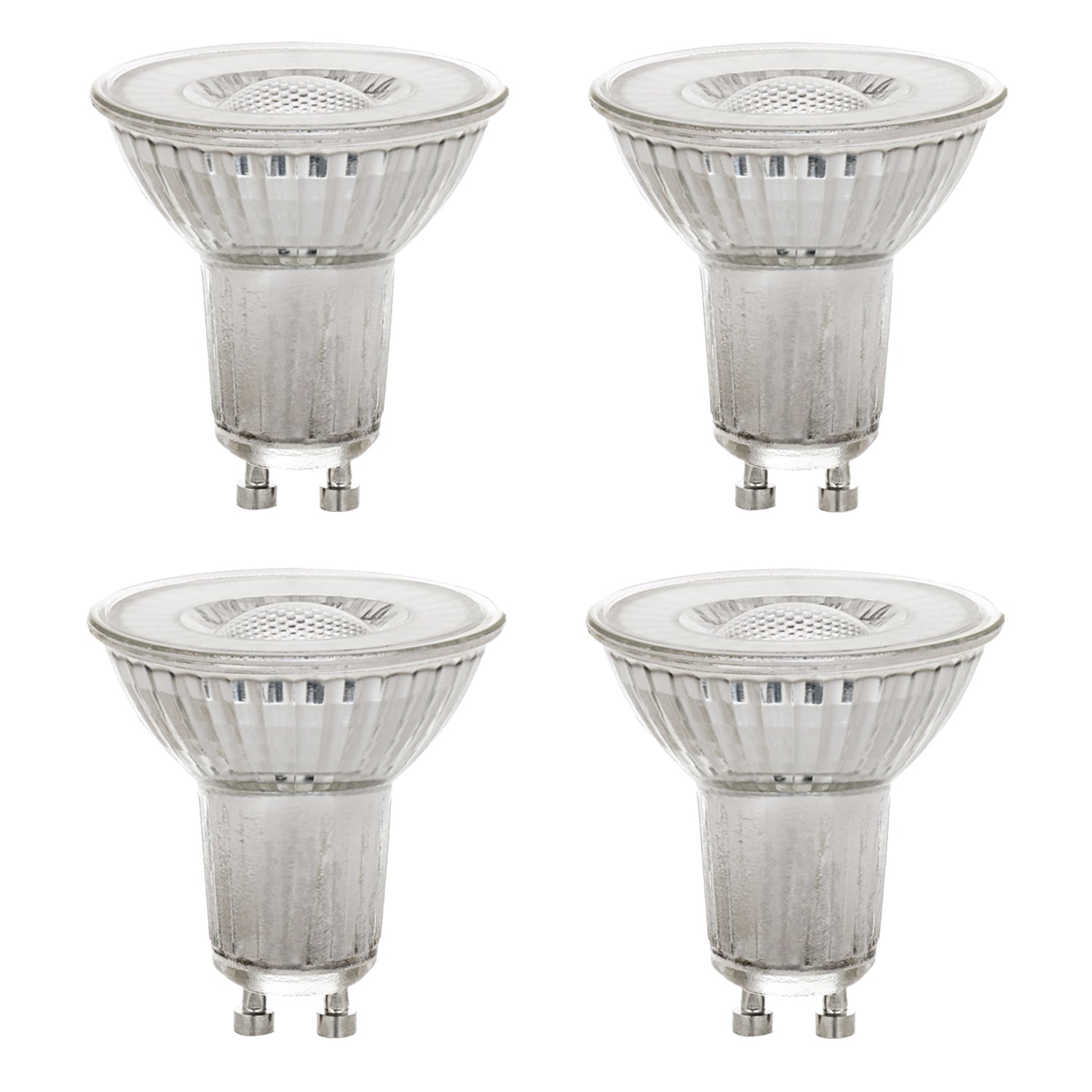 Xtricity - Ensemble de 4 Ampoules DEL à Économie d'énergie, Gradable, Type GU10, 5W, 3000K Blanc Doux - Simple Boutique