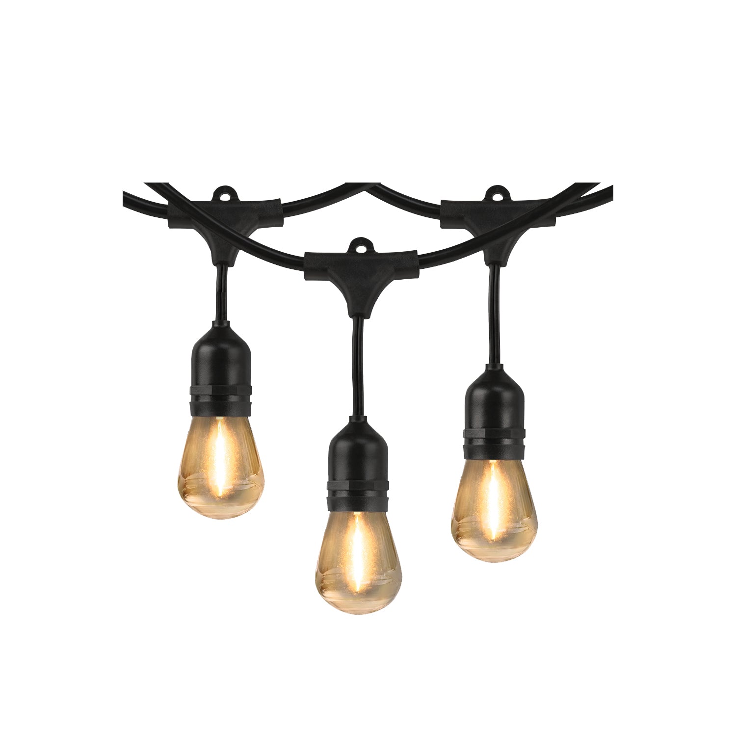 Xtricity - Guirlange Lumineuse DEL Extérieur, Imperméable, Longeur de 24 Pieds, 2200K Blanc Doux - Simple Boutique