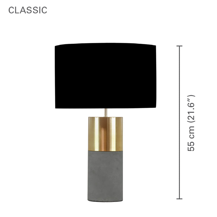 Xtricity - Lampe de Table, Hauteur de 21.6'', De la Collection Classic, Noir - Simple Boutique
