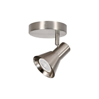 Xtricity - Luminaire Directionnel à 1 Tête, Largeur de 4.72", De la Collection Rosalie, Nickel - Simple Boutique