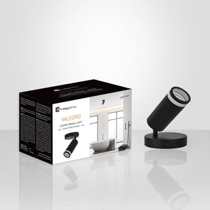 Xtricity - Luminaire Directionnel à 1 Tête, Largeur de 4.72", De la Collection Valegro, Noir - Simple Boutique