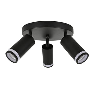 Xtricity - Luminaire Directionnel à 3 Tête, Largeur de 9.06", De la Collection Valegro, Noir - Simple Boutique