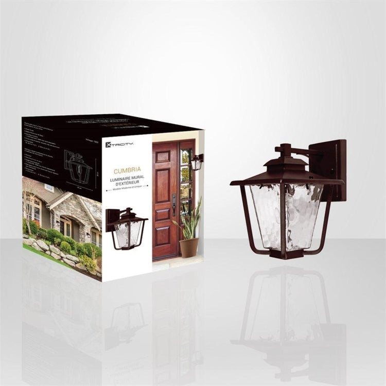 Xtricity - Luminaire Mural Extérieur, Hauteur de 11.8'', De la Collection Cumbria, Noir - Simple Boutique