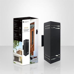 Xtricity - Luminaire Mural Extérieur, Hauteur de 13'', De la Collection Bridge, Noir - Simple Boutique