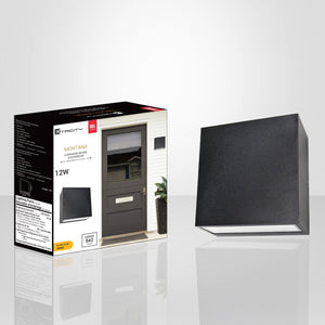 Xtricity - Luminaire Mural Extérieur, Hauteur de 5.5'', De la Collection Montana, Noir - Simple Boutique