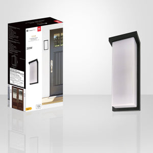 Xtricity - Luminaire Mural Extérieur avec DEL Inégrées, Hauteur de 14'', De la Collection Viva, Noir - Simple Boutique