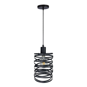 Xtricity - Luminaire Suspendu, Hauteur de 8,2", De la Collection Rio, Noir - Simple Boutique