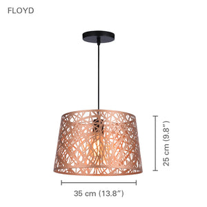 Xtricity - Luminaire Suspendu, Largeur de 13.7'', De la Collection Floyd, Or - Simple Boutique