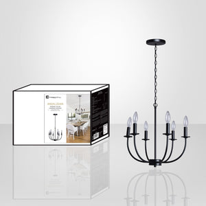 Xtricity - Luminaire Suspendu, Largeur de 17.9'', De la Collection Andalusian, Noir - Simple Boutique