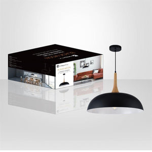 Xtricity - Luminaire Suspendu, Largeur de 19.6'', De la Collection Black Moon, Noir - Simple Boutique