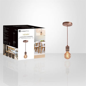 Xtricity - Luminaire Suspendu, Largeur de 1.9'', De la Collection Henry, Laiton Antique - Simple Boutique