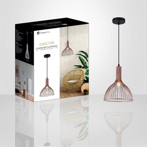 Xtricity - Luminaire Suspendu, Largeur de 9.8'', De la Collection Carlton, Or - Simple Boutique