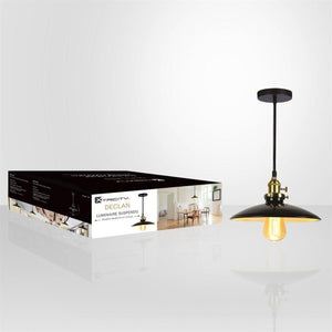 Xtricity - Luminaire Suspendu, Largeur de 9.8'', De la Collection Declan, Noir - Simple Boutique