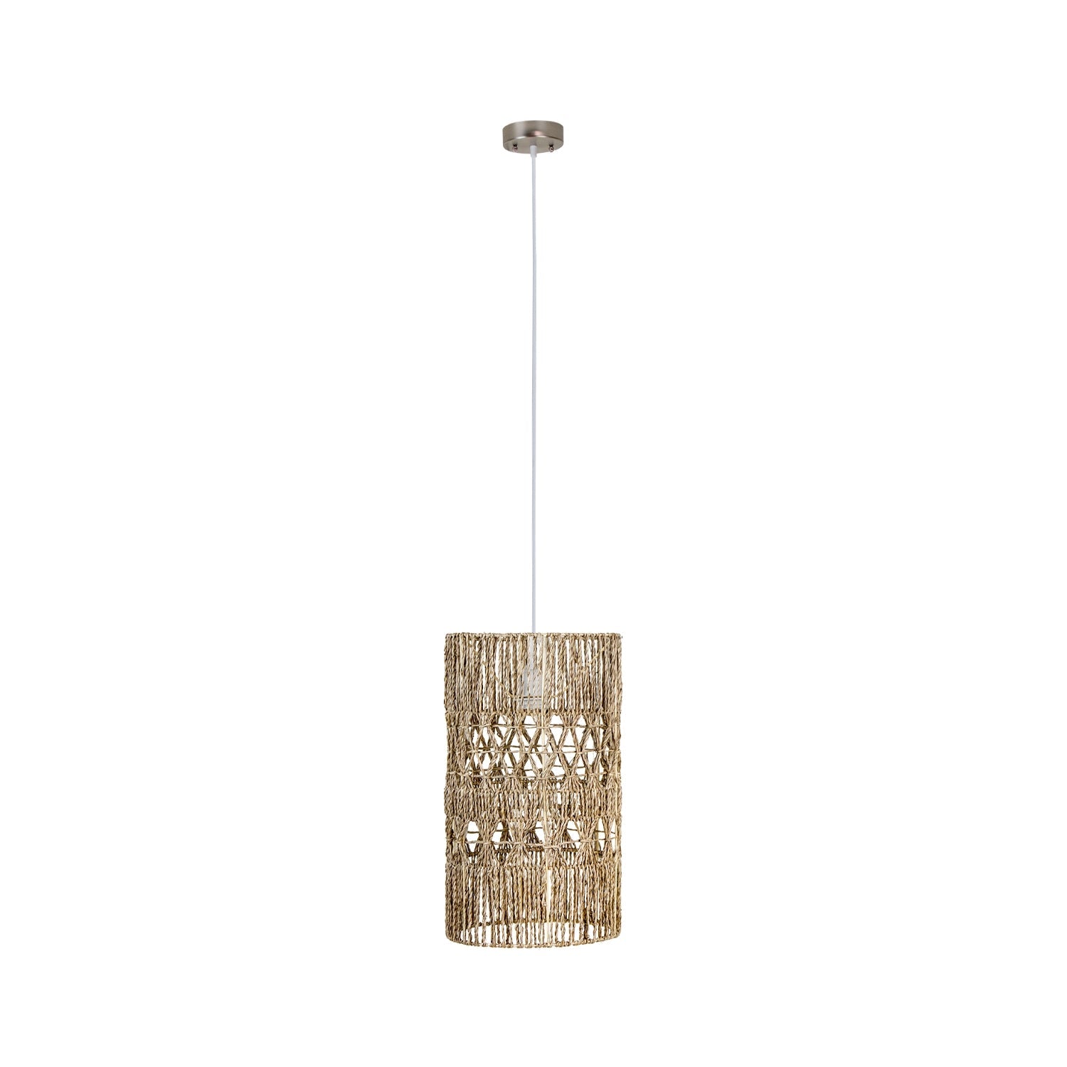 Xtricity - Luminaire Suspendu, Largeur de 9.84", De la Collection Kampala, Beige - Simple Boutique