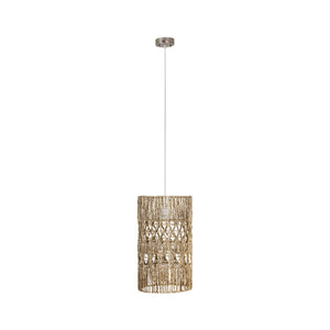 Xtricity - Luminaire Suspendu, Largeur de 9.84", De la Collection Kampala, Beige - Simple Boutique