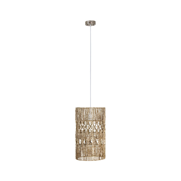 Xtricity - Luminaire Suspendu, Largeur de 9.84", De la Collection Kampala, Beige - Simple Boutique