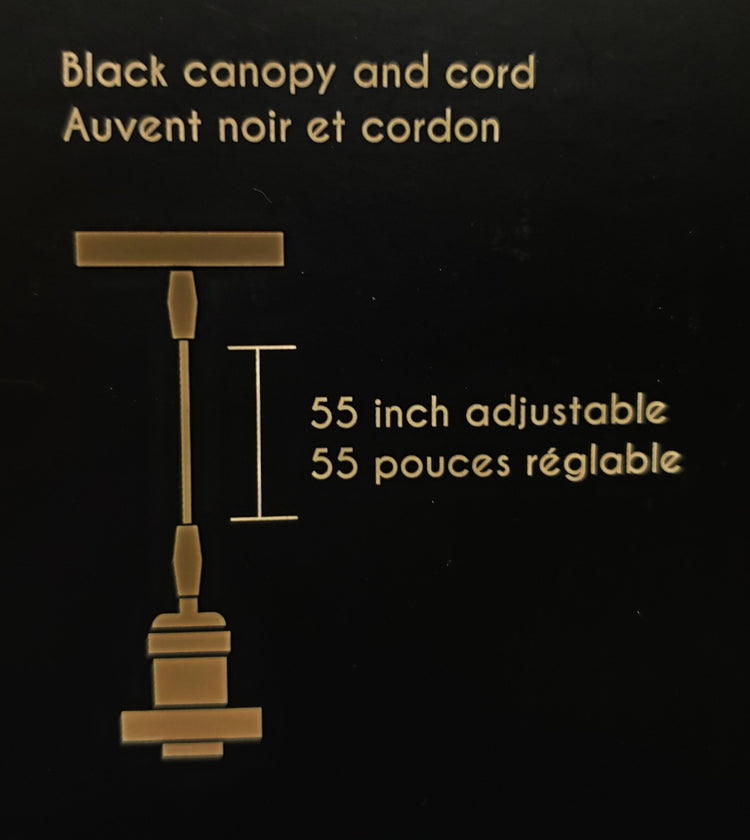 Xtricity - Luminaire Suspendu Verre Ambré, Ampoule DEL Incluse, De la Collection à L'ancienne - Simple Boutique