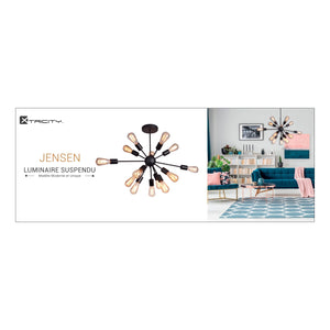 Xtricity - Luminaire Suspendu à 14 Lumières, Largeur de 28.3'', De la Collection Jensen - Simple Boutique