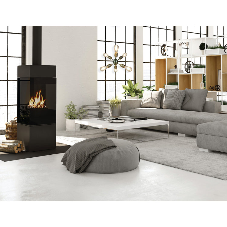 Xtricity - Luminaire Suspendu à 6 Lumières, Largeur de 11'', De la Collection Freedom, Laiton Antique - Simple Boutique