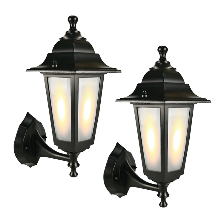 Xtricity - Luminaires Muraux Extérieurs, Hauteur de 13.78'', De la Collection Porter, Ensemble de 2, Noir - Simple Boutique