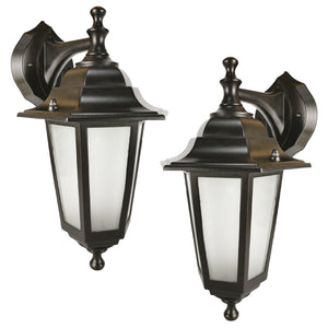 Xtricity - Luminaires Muraux Extérieurs, Hauteur de 13.78'', De la Collection Porter, Ensemble de 2, Noir - Simple Boutique