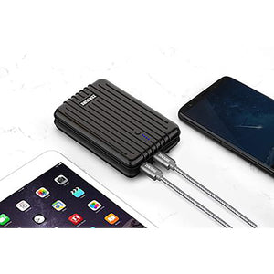 Zendure - Banque de Recharge Portable, 10 000 mah, Résistant au choc, Noir - Simple Boutique