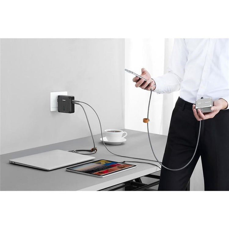 Zendure - Chargeur Mural USB 2 en 1 Avec Banque de Recharge Intégré, 5000mah, Noir - Simple Boutique