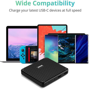 Zendure - Chargeur de Bureau avec 2 Port USB-A et 2 Port USB-C, 100 Watts, Noir - Simple Boutique