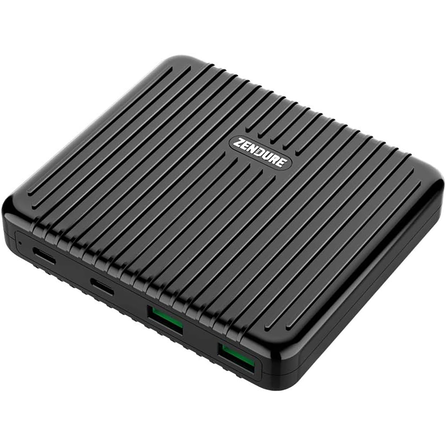 Zendure - Chargeur de Bureau avec 2 Port USB-A et 2 Port USB-C, 100 Watts, Noir - Simple Boutique