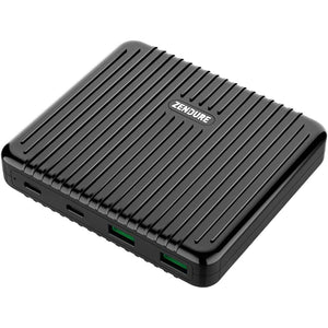 Zendure - Chargeur de Bureau avec 2 Port USB-A et 2 Port USB-C, 100 Watts, Noir - Simple Boutique