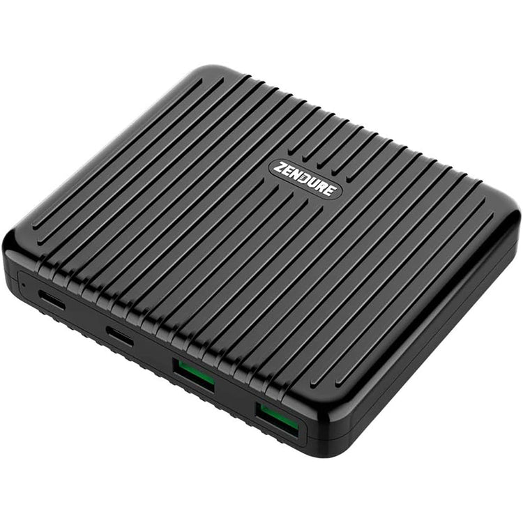 Zendure - Chargeur de Bureau avec 2 Port USB-A et 2 Port USB-C, 100 Watts, Noir - Simple Boutique