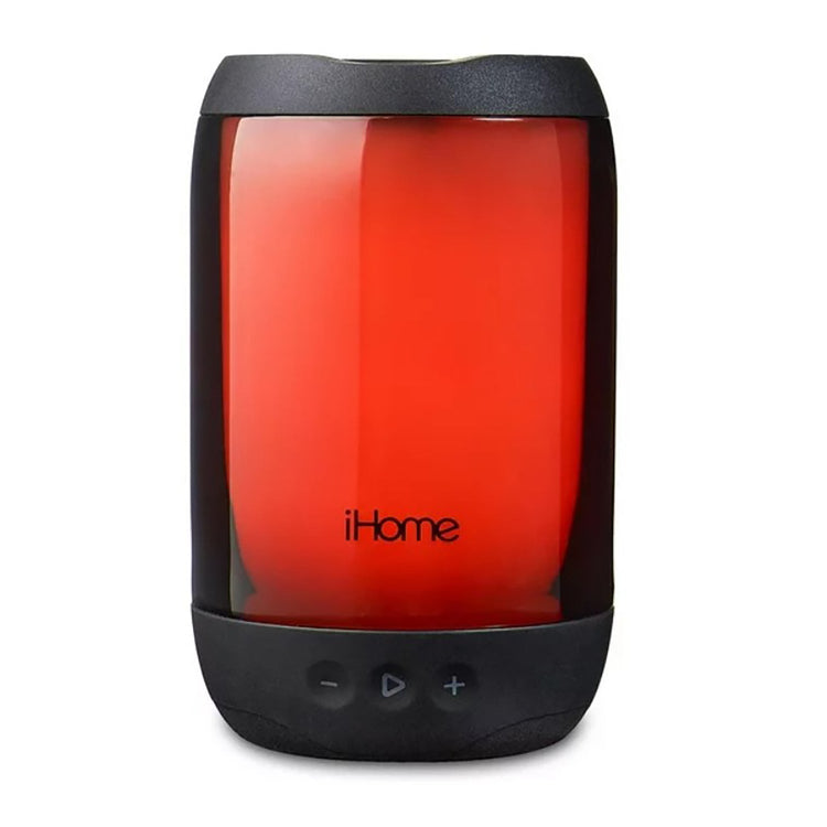 iHome - Haut-Parleur Bluetooth Etanche avec 5 Modes d'éclairage, Noir - Simple Boutique