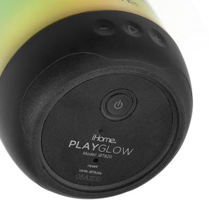 iHome - Haut-Parleur Bluetooth Etanche avec 5 Modes d'éclairage, Noir - Simple Boutique