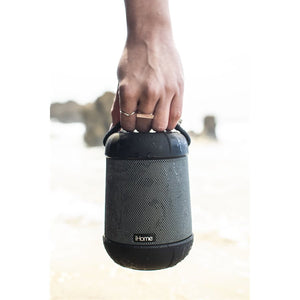 iHome - Haut-Parleur Portable, Bluetooth, Étanche et Éclairage LED, Noir - Simple Boutique