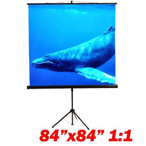 119'' 1:1 Toile de projection compacte sur trépied 84X84" N - Simple Boutique