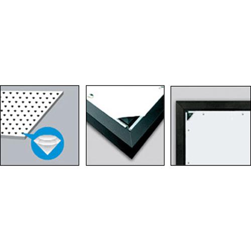 120" 16:9 Toile de projection à cadrage fixe - Argent 3D - Simple Boutique