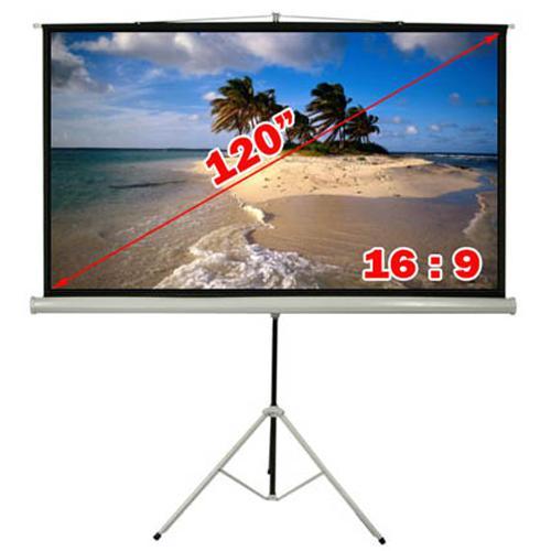120'' 16:9 Toile de projection compacte sur trépied - Simple Boutique