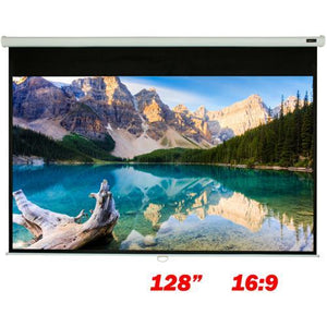 128'' 16:9 Toile de projection manuelle blanche - Simple Boutique