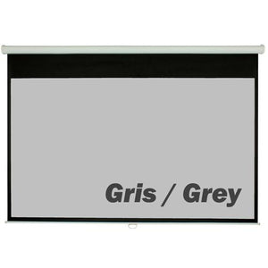 135'' 16:9 Toile de projection manuelle grise - Simple Boutique