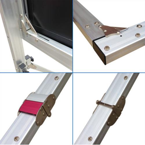 180'' 16:9 Toile de projection Fast-Fold avant-arrière & boitier - Simple Boutique