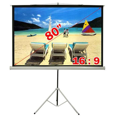80'' 16:9 Toile de projection compacte sur trépied - Simple Boutique