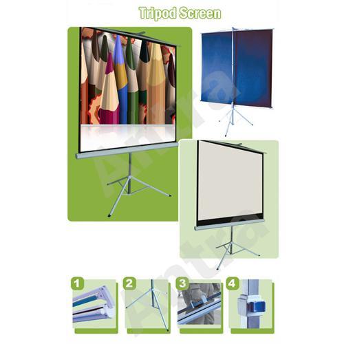 92'' 16:9 Toile de projection compacte sur trépied - Simple Boutique
