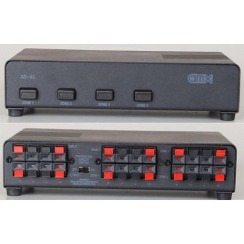 AMX AR-45 Sélecteur Haut-Parleurs 4 Paires & Protection D'impédance 8 Ohms - Simple Boutique