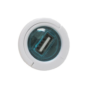 AMX IC-DU01 Chargeur USB Universel pour Voiture Blanc - Simple Boutique