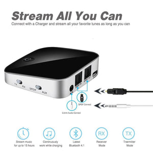 AMX WBT-01 Récepteur et Émetteur Bluetooth Toslink/SPDIF Tout-en-un - Simple Boutique